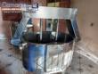 Queijomatic 300-liter stainless steel jacketed cheese mixing tank
