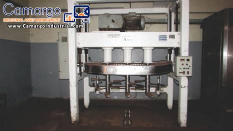 REF-1799 AMASADORA DE PAN CON VOLCADOR ESMACH EN ESPIRAL 120KG dough  kneader for sale Spain Archena, NP28199