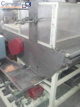 Chocolate enrobing machine for 800 mm