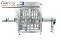 Filling machine for liquids, viscous materials, pastes and sauces