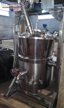 Stainless steel pot to steam, gas and electric Max Machine