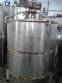 Stainless steel 1000 L storage tank with agitator