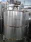 Stainless steel 1000 L storage tank with agitator