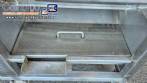 Washer and peeler for fresh fruits, vegetables, and tubers with abrasive brush rollers