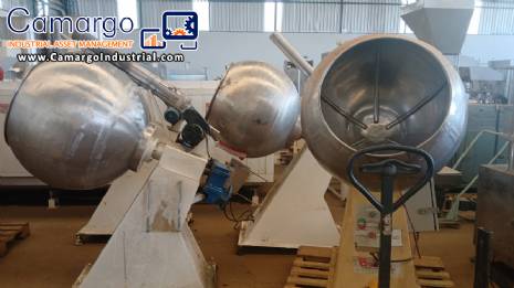 Biasinox stainless steel coating machines with blower