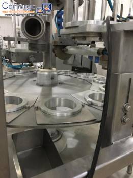 Jar filling machine for ice cream and aa dough Sircon Max