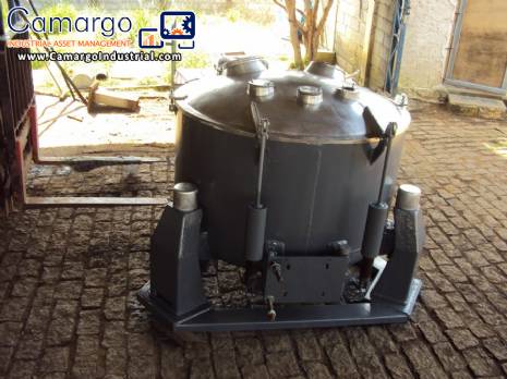 Industrial basket centrifuge PANA brand stainless steel AISI 316 l