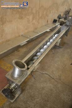 2 meter stainless steel conveyor screw