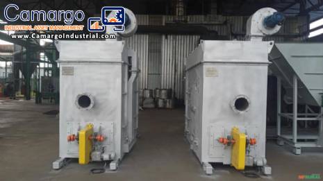 Biomass burners generating 1,200,000 kcal / h of heat