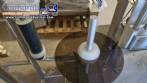 Automatic self-adhesive labeling machine for cylindrical bottles