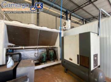 Plant line for filling 7,000 cans Zegla PET filling machine TCM
