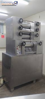 JAF INOX knife roller refiner mill and homogenizing shell for chocolates