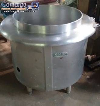 Cooker for food with 150 liters