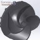 Rotor part for TCI centrifugal pump