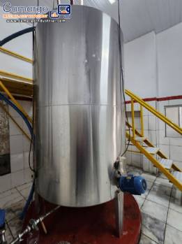 Stainless steel mixing agitator tank 5,000 liters