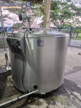 Stainless steel cooling expansion tank for dairy milk