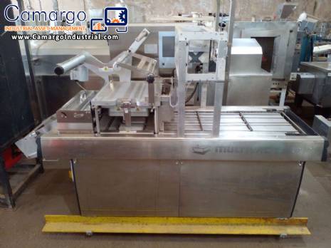 Multivac automatic stainless steel tray thermosealer packaging machine