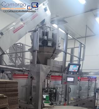 Linha de embalagem de azeite de oliva em lata stand up pouch da Maqinox