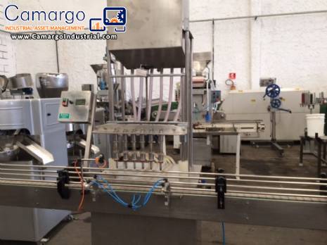 Automatic filling machine 6 gravity