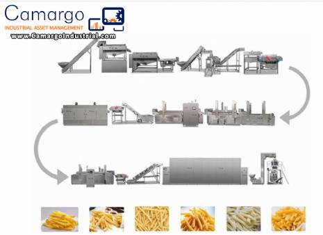 Complete line for manufacturing frozen French fries