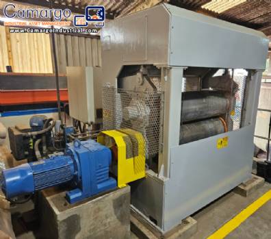 Calendering machine for recycled paper with 1200 mm rolls, Metal Service CAP-1600
