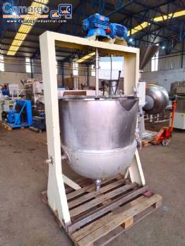 500 liter steam cooking pot