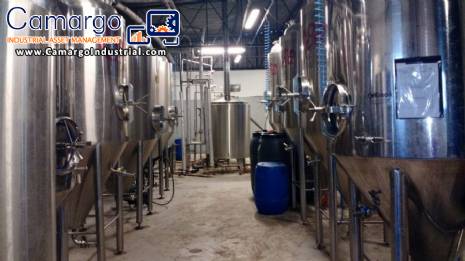 Complete factory for beer production