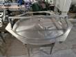 Masipack 1200 mm stainless steel rotating accumulator table