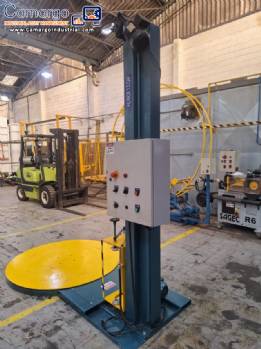Filpack stretch wrapping palletizer