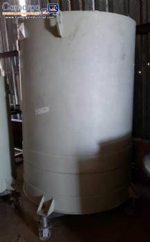 Grabe 2,000-liter industrial plastic tank made of polypropylene PP polymer