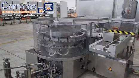 Bausch stainless steel depyrogenation and sterilization tunnel for glass ampoules