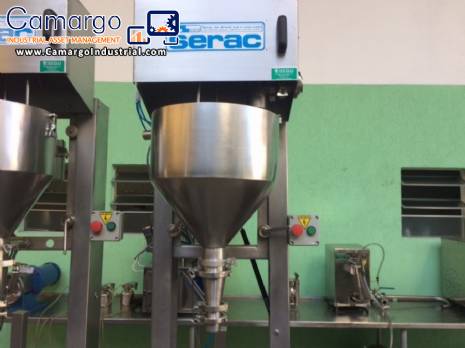 Semi-automatic liquid filling machine Serac