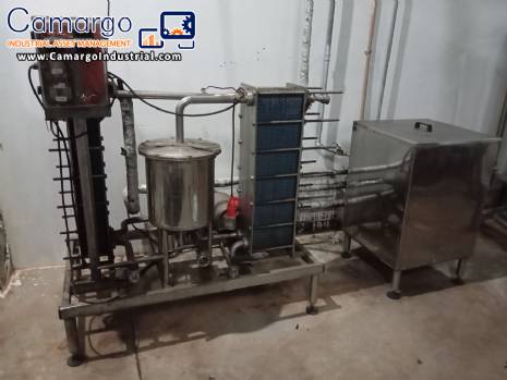 Japa Components liquid pasteurizer 15,000 liters