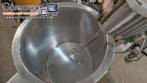 Electric stainless steel jacketed mixing tank