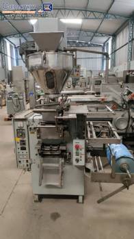 Sachet filling packaging machine for powder products