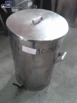 Stainless steel tank for 100 L