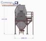 LIBRASIS 1000 liter stainless steel internal horizontal paddle mixer