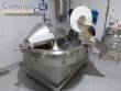 Stainless steel meat and sausage processing cutter with rotary blades INCOMAF 220 liters
