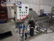 Industrial washer for vegetables and leafy vegetables