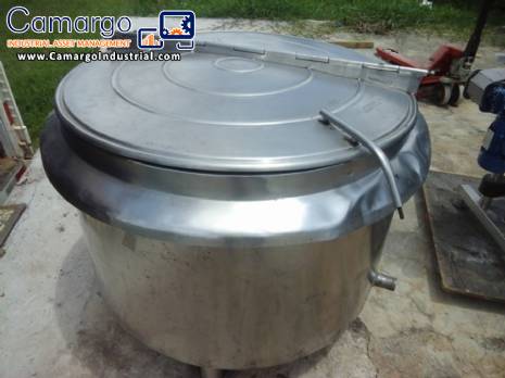 500 liter stainless steel pan