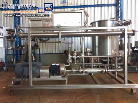 Reverse osmosis for 2,000 liters hour