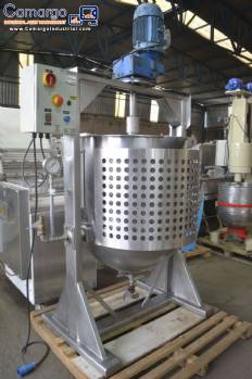 Stony industrial mixer for peanut butter cups with motor and reducer -  Camargo Industrial - Used Machines