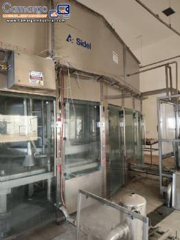 Sidel Universal 2 Eco combi blow molding rinsing filling capping line year 2013