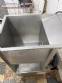 Stainless steel meat grinder with size 98 opening.