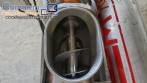 Maqinox stainless steel screw conveyor transfer silo