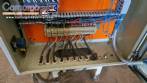 Stainless steel mixer with conveyor belt