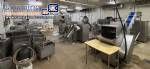 Industrial plant/refrigeration processing plant for deboning and processing meats and sausages.