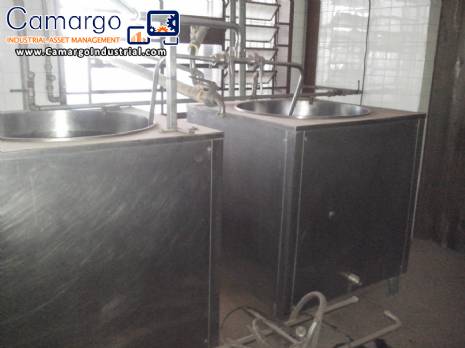 Ripening pasteurizing system for ice creams