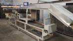 Automatic continuous line for the production and dehydration of fresh homemade pasta.