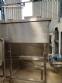 Stainless steel bagging storage silo with 2000 liter output screw conveyor